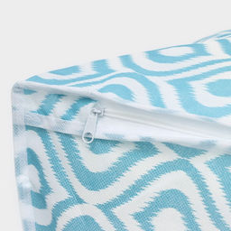 Кофр для хранения вещей Доляна «Лагуна» с ПВХ-окном, 45×30×20 см, бирюзовый