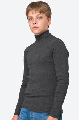 Детская базовая водолазка в рубчик Happyfox