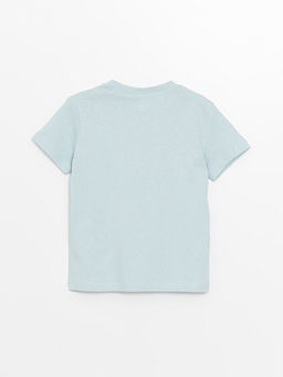 Bisiklet Yaka K?sa Kollu Bask?l? Erkek Bebek Ti??rt - Waikiki фото 3