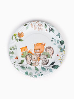 Цена за 12 шт. Тарелка одноразовая бумажная «Детский», 23 см