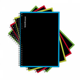 Цена за 12 шт. Тетрадь общая ученическая на спирали ErichKrause Accent, А4, 120 листов, клетка, ламинация глянцевая, структурное тиснение лён