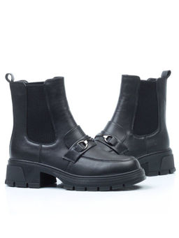 01-5251-1 BLACK Ботинки демисезонные (искусственная кожа, байка) - No name фото 30