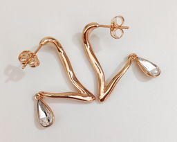 Серьги с кристаллами Swarovski