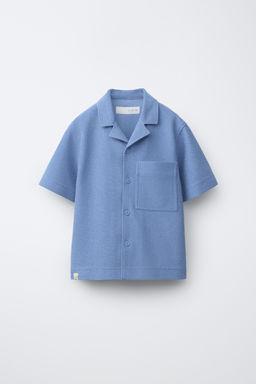 CAMISA BOWLING R?STICA / Azul