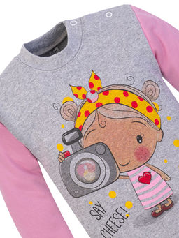 Костюм детский розовыймеланж