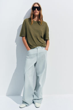 CAMISETA RAYAS R?STICA / Marr?n / Verde