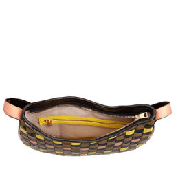 Итальянская женская наплечная кожаная сумка DuDu серии Hispani | мультиколор - Dudubags фото 3