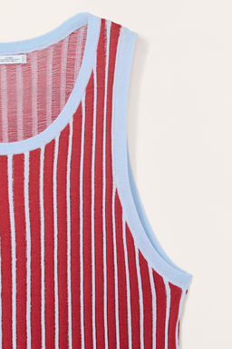 STRIPED JACQUARD KNIT TANK LIMITED EDITION - Zara фото 7