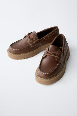 CLASSIC DECK SHOES - Zara фото 4