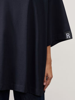 Футболка оверсайз из плотного хлопка / Zarina  фото 7