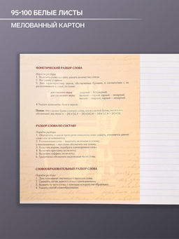 Тетрадь предметная Комикс Аниме 48 листов в линейку Русский язык, со справочным материалом, обложка мелованный картон, УФ-лак (полный), блок офсет - Calligrata фото 6