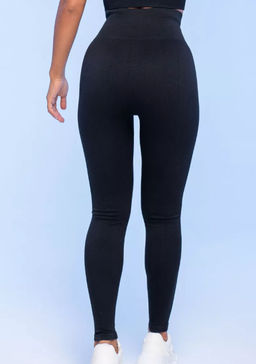 PELICAN, лосины спортивные женские, Черный  фото 5