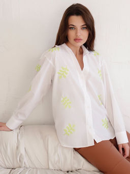 11081 Рубашка с вышивкой - Martichelli фото 5