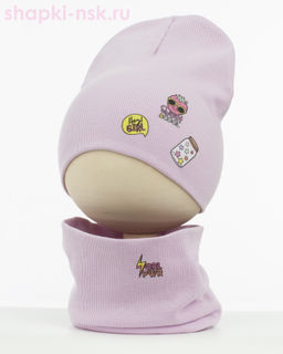 02-68-LT Комплект (колпак+снуд) (52-56)