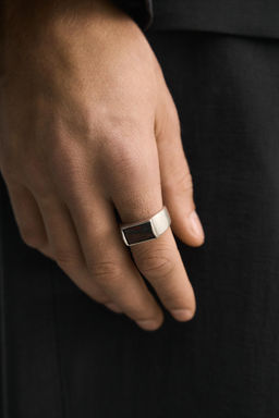 ANILLO SELLO PIEDRA / Plata