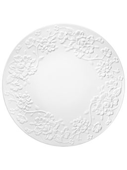 Блюдо для торта на ножке 25,5*25,5*8 см Цветущая сакура, фарфор - Elan gallery фото 3