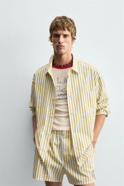 STRIPED SHIRT WITH POCKET - Zara фото 2