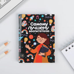 Блокнот Самому лучшему воспитателю, 11*8 см., 64 листа