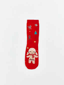 Y?lba?? Temal? K?z ?ocuk Soket ?orap 3l?