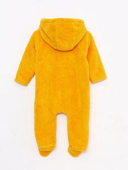 Kap??onlu Uzun Kollu Winnie the Pooh Pel?? Erkek Bebek Fermuarl? Tulum - Waikiki фото 2