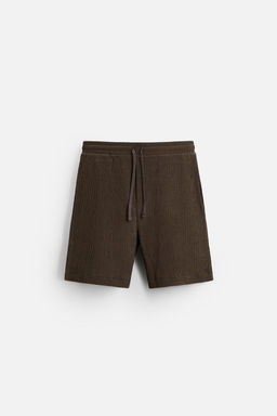 RELAXED FIT JACQUARD BERMUDA SHORTS - Zara фото 29