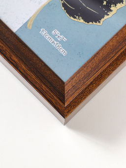 Фоторамка для фото 13×18 см «Прованс», пластик, т. коричневый, 21.7×16.8×3 см