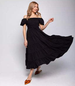 Платье #КТ63088, чёрный