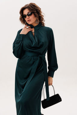 Платье ANELLI 1832 глубоководный зеленый  фото 8