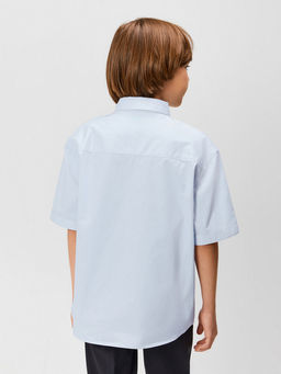 20140290042, Сорочка верхняя детская для мальчиков Mefody голубой Acoola  фото 2