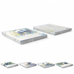 Цена за 10 шт. Тетрадь школьная ученическая ErichKrause Flower Panda, 24 листа, клетка (в плёнке по 10 шт.)_MIX-PACK  фото 9