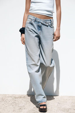 Z1975 STRAIGHT HIGH-WAIST FULL LENGTH JEANS - Zara фото 7