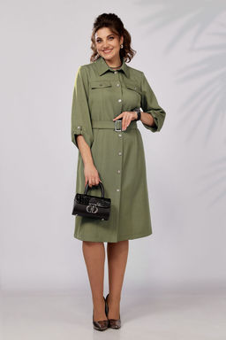 Платье LADY SECRET 3768 оливковый