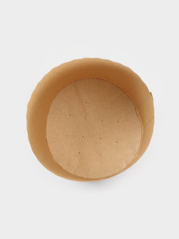 Цена за 2 шт. Формы для выпечки кулича бумажные ХВ, одноразовые, набор 10 шт., 9?9 см, коричневые