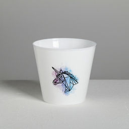 Цена за 2 шт. Кашпо для цветов «Единорог», 0.8 л, 11×12 см