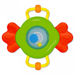 Погремушка-прорезыватель "Батискаф" 14,5х3,5х20см, полистирол, ТЭП, пп пакет, "Stellar" (Россия)