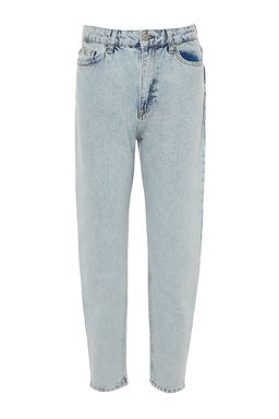 TRENDYOLMILLA Mavi Yuksek Bel Mom Jeans TWOSS23JE00085 фото 7