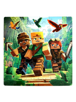 Пазл в рамке «Мир пикселей», 54 детали