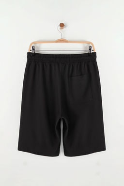 Siyah Oversize/Genis Kesim Dokulu K?r?smaz Ottoman Sort TMNSS24SR00037