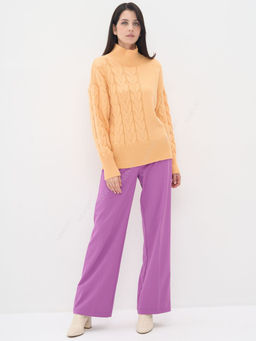 Свитер женский 9232-94016. 297 персиковый крем