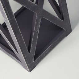 Кашпо деревянное 141426 см Фонарь Хай-тек Прованс, серый графит - Дарим красиво фото 4