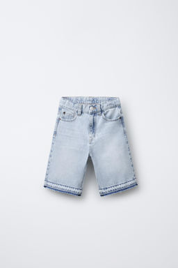 RELAXED BAGGY DENIM BERMUDA SHORTS