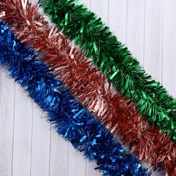 Цена за 10 шт. Мишура Блеск d-9 см 200 см, микс