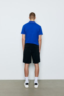 Polo con media cremallera Slim Fit - H&m фото 3