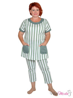 Брюки-капри Модель №1282 размеры 44-84 - Plusmoda фото 3