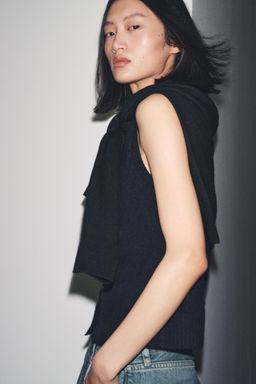 GOLD BUTTON WOOL VEST - Zara фото 4