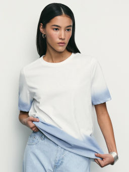 Футболка с принтом тай-дай / Zarina