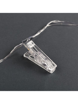 Гирлянда Нить 4.5 м с насадками Прищепки, IP20, прозрачная нить, 20 LED, свечение белое 220 В - Luazon lighting фото 8