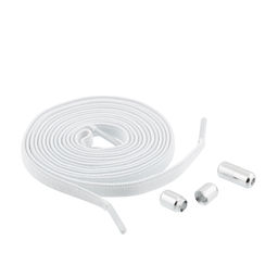 Gamma шнурки эластичные с застежкой GBG-06 6 мм №3 Белый-серебро