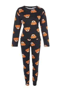 Trendyolmilla Siyah %100 Pamuklu Ay?c?kl? Orme Pijama Tak?m? THMAW23PT00514  фото 11