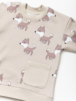 Свитшот детский, песочный, 696